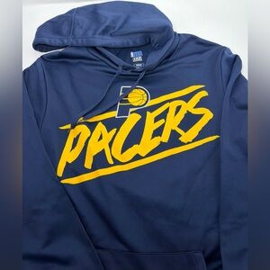 NBA Indiana Pacers Men's Medium Hooded TX3 Warm Sweatshirt Navy, Gold, & White